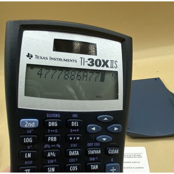 Texas Instruments TI-30 X IIS Black 2 Line Display Solar Scientific Calculator - Picture 2 of 7